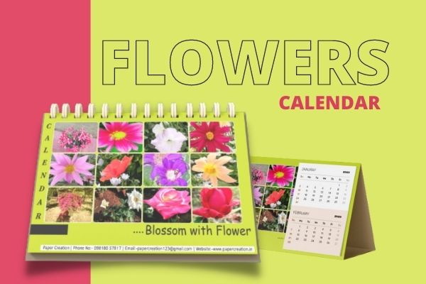 Flowers-calendar-Printing-Service